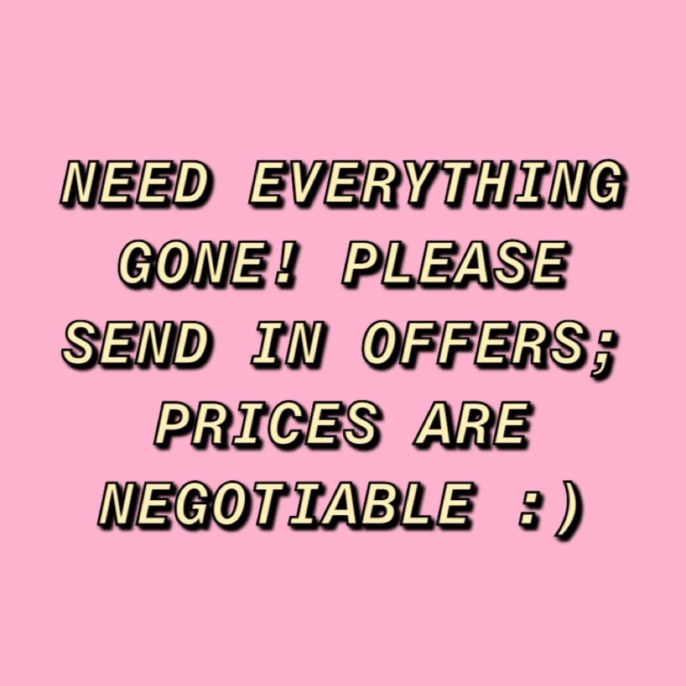 Send in offers to buy—no lowballs please:)